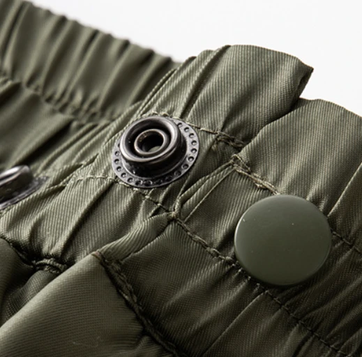 Quilted insulated pants button Quilted insulated pants button