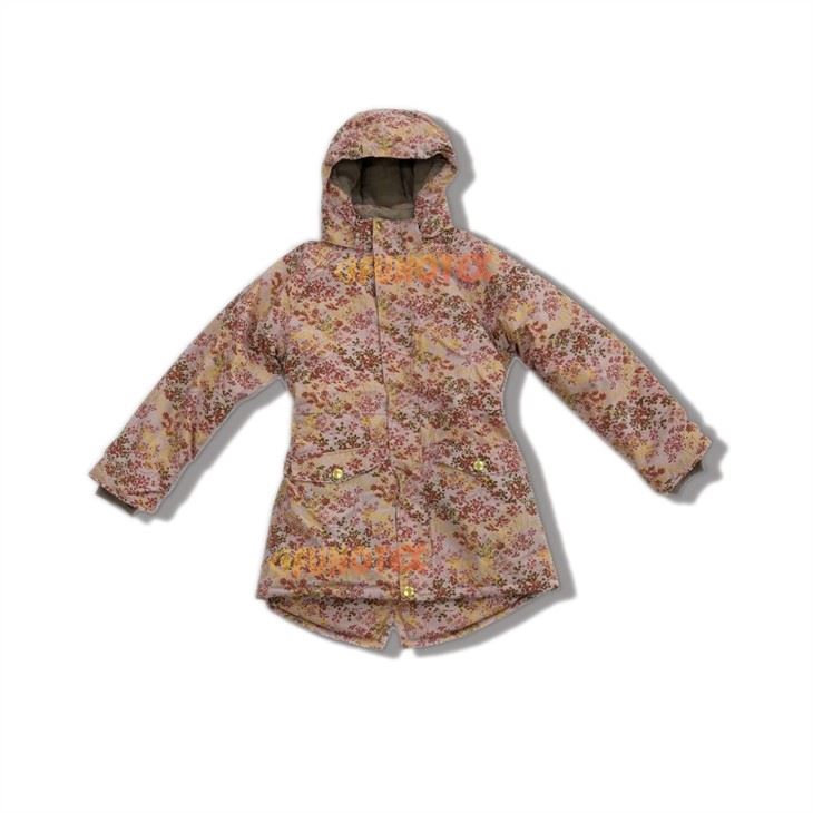 Fleece parkajakke for jenter